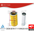 B7617-1109020-937 Original filtro de ar do motor Yuchai para caminhão Chinês